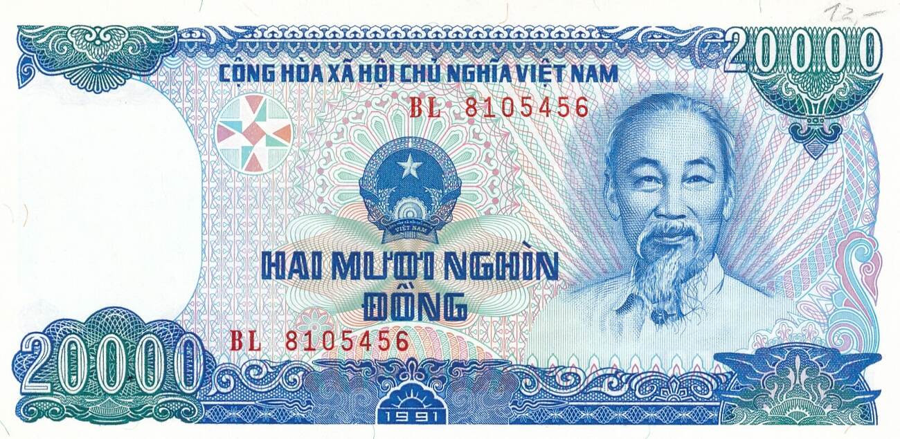 Vietnam 20000 Dong 1991 1993 Unc MA Shops vietnam-20000-dong-1991-1993-unc-ma-shops