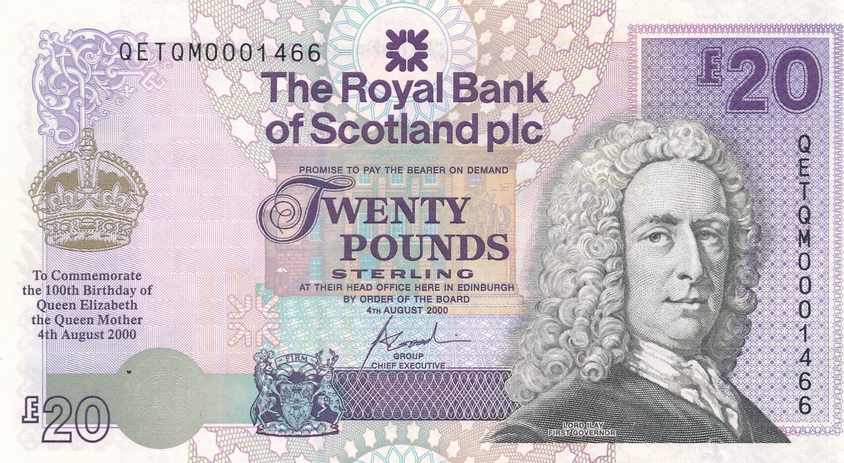 Schottland 20 Pounds 2000 Royal Bank Of Scotland Unc MA Shops   70477 Img 20231213 0001 