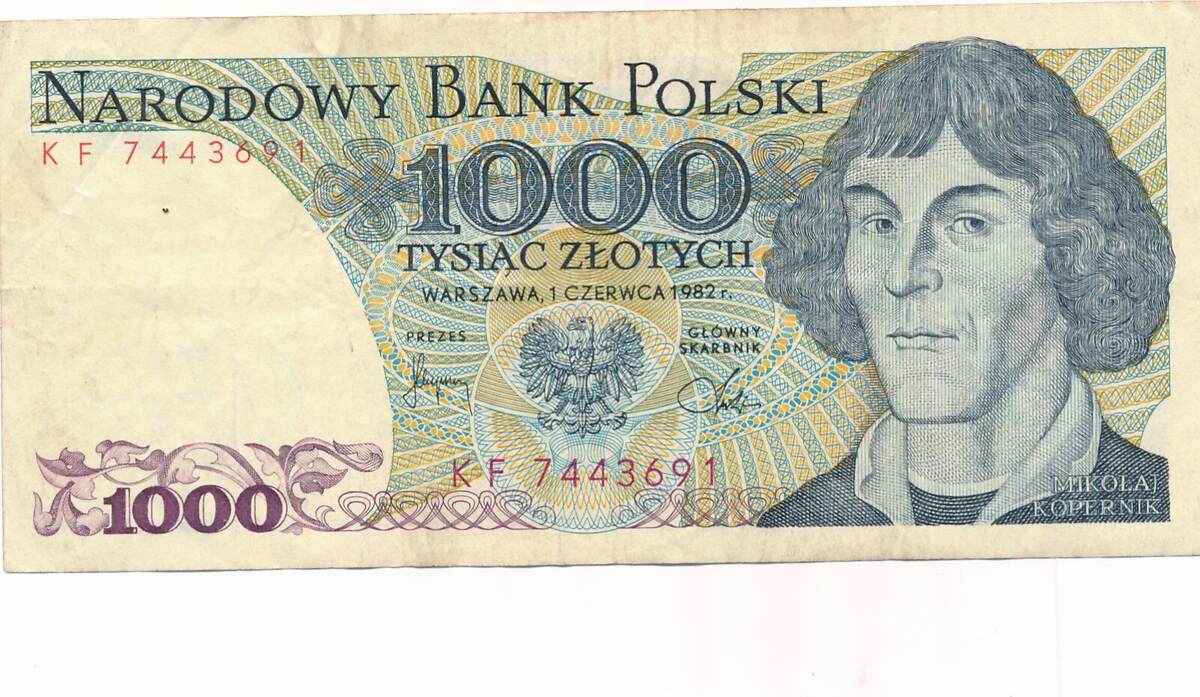 Polen 1000 Zlotych 1982 VF | MA-Shops