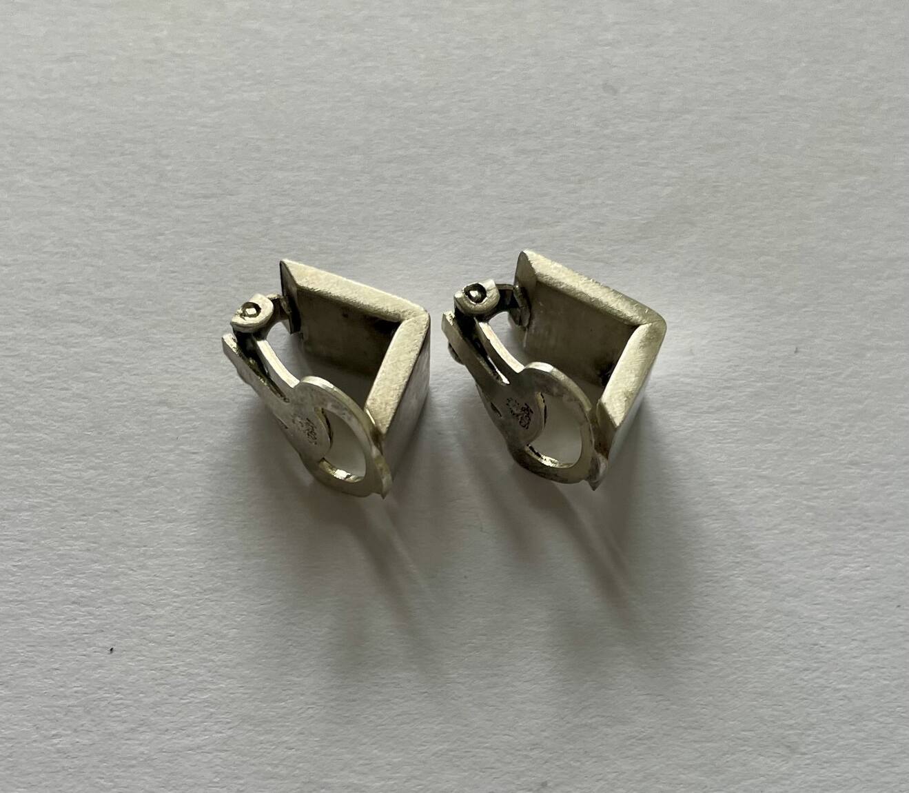Boucles D'oreilles Clips En Argent 925, Motif Fleurs Et Roses (modèle K8)