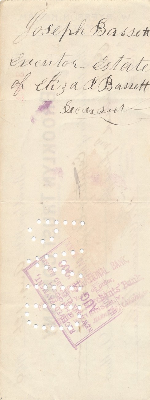 New York 1900 Pay To The Order Of 105 Dollars V Scheck MA Shops new-york-1900-pay-to-the-order-of-105-dollars-v-scheck-ma-shops