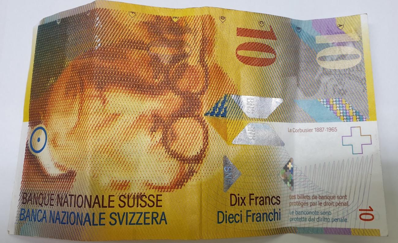 Schweiz 10 Franken 1997 Zehn Franken Ndix Francs Vf Ma Shops