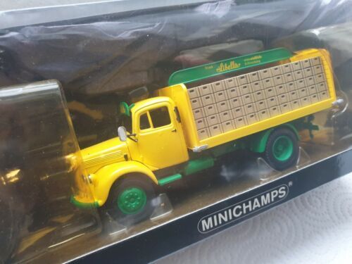 Figurine Camion Minichamps Mercedes Benz L 3500 - Libella Getränkewagen - Échelle 1:43 - Neuve