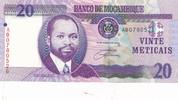 Mosambik 20 Meticais Geldschein Banknote Republica de Mocambique -