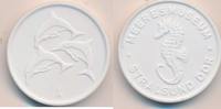 Porzellanmedaille, Manufaktur Meissen, Stralsund Ostsee Meeresmuseum, Modern -