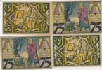Twistringen Notgeldscheine 4 x 75 Pfennig der Sparkasse -