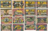 Suchsdorf Notgeldscheine der Stadt 4 x 25 Pf., u. 4 x 50 Pfennig -