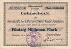 Saulgau 50 Millionen Mark Lohnscheck Girokasse der Oberamtssparkasse -