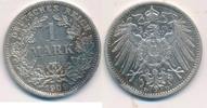 Kaiserzeit 1 Mark großer Adler, Prägung D -