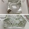 Glas Aschenbecher Zigarettenhalterung aus 925er Silber Zigaretten -