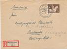 III. Reich R-Brief München-Riem Rennplatz mit Sonderstempel Deutscher Alpenpreis -