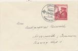 III. Reich Brief gelaufen und datiert mit Sonderstempel Begegnung Hitler/Mussoline -