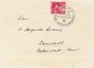 III. Reich Brief postalisch gelaufen und mit Sonderstempel Sudetenland -
