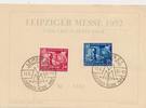 DDR Leipziger Messe Karte mit Sonderstempel und Briefmarken -