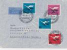 BRD Brief mit Luftpost,Sonderstempel Europaverkehr mit Sonderbriefmarken Flugpost -
