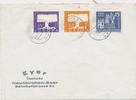 BRD/ Saarland Brief mit Stempel und Sondermarken Saarland -