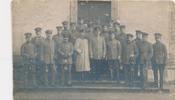 Foto AK Militär 1916 Gruppenaufnahme mit Major v. Schöler -