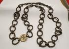 Lange schwere Kette Dyrberg Kern Collier Halskette -