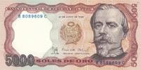 Peru 5000 Soles de Oro -