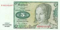 BRD 5 Mark Bundesbanknote -