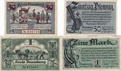 Dramburg 50 Pfennig 1 Mark Zwei Notgeldscheine aus Dramburg -
