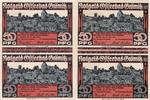 Grömitz 4x 50 Pfennig Vier Notgeldscheine aus Grömitz -