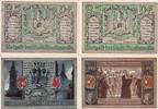 Finsterwalde 2x 25 1x 50 1x 75 Pfennig VierNotgeldscheine aus Finsterwalde -