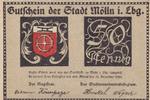 Mölln 50 Pfennig Notgeld Schleswig Holstein -