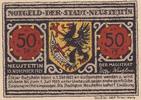 Neustettin 50 Pfennig Ein Notgeldschein aus Stettin -