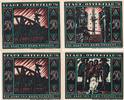 Osterfeld 4x 50 Pfennig Vier Notgeldscheeine aus Osterfeld -