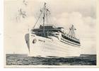 Hamburg AK K.d.E.-Schiff Robert Ley mit Sonderstempel und Briefmarken -