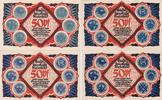 Bielefeld 4x 50 Pfennig Vier Notgeldscheine aus Bielefeld -