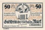 Stroebeck 50 Pfennig Gutschein über eine halbe Mark -