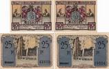 Blankenhain 2x 10 Pfennig 2x 25 Pfennig Vier Notgeldscheine aus Blankenhain -