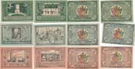 Canth 6 Notgeldscheine der Stadtsparkasse ( um 1920 ) 50 + 75 Pfennig -