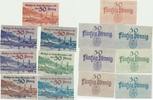 Gemünden a. M. Notgeldscheine der Stadt 7 x versch.50 Pfennig um 1920/21 -