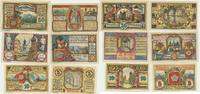 Rosenheim Notgeldscheine der Stadt 5-10 Pf., 2 x 25 Pf., 2 x 50 Pf., 2.Ausgabe -