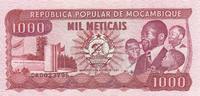 Mosambik Mozambique 1000 Meticais Geldschein Banknote Mozambique -