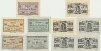 Thannhausen Notgeldscheine der Stadt 10 Pf., 2 x 25 u. 50 Pfennige um 1920 -