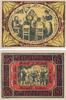 Stedesand Notgeldscheine 60 und 75 Pfennig -