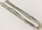 Lange Venezianer Silberkette 835er Silber Kette L: 187,5 cm -