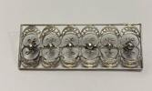 Antike filigrane Brosche aus 835er Silber -