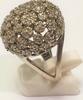 Silberring mit weißen Steinen 925er Sterling Silber -