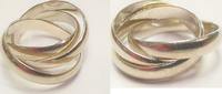 Trio Silberring 925er Sterling Silber Silberschmuck Ringgröße ca. 66 -