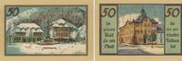 Suhl 50 Pfennig Gutscheine der Stadt -