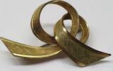 Alte Brosche Nadel A*D Amerikaner L: ca. 4,8 cm -