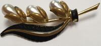 Brosche Nadel L: ca. 5,5 cm -