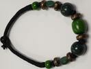 Kette Collier mit Steinen vintage L: ca. 50 cm -