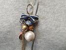 Edle Modeschmuck Collier Kette Halskette L: ca 60-66 cm -