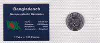 Bangladesch 2 Taka Münzen Set original verschweißt -